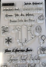 Stamp Anniething Joyeuses Fêtes Sentiment - Stamps