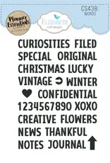 Elizabeth Craft Designs Words - Stamps
