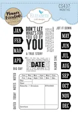 Elizabeth Craft Designs Months - Stamps