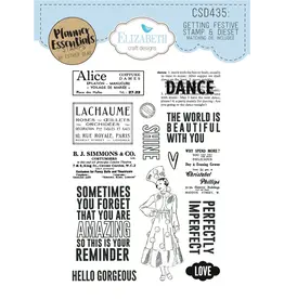 Elizabeth Craft Designs Getting Festive - Stamps and Die