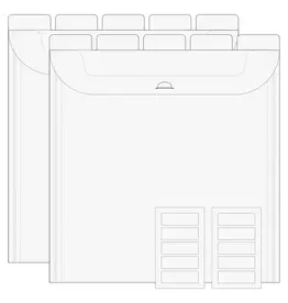 Spellbinders TOO 12x12 Flip Flap Pocket - 10 pack