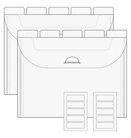 The Organized Option TOO - Flip Flap Pocket - 4x6 - 10 Pack