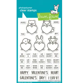 Lawn Fawn Critter Conversation Hearts - Stamps and Lawn Cuts