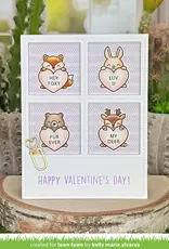 Lawn Fawn Critter Conversation Hearts - Stamps and Lawn Cuts