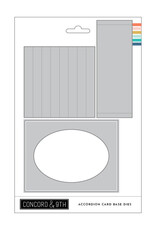 Concord & 9TH Accordion Card Base - Dies