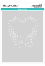 Spellbinders Betterpress Society - Flourish & Vines - December 2025- Press Plates, Die, Registration and Stencil