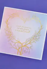 Spellbinders Betterpress Society - Flourish & Vines - December 2025- Press Plates, Die, Registration and Stencil
