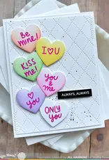 Waffle Flower Shape Of My Heart - Stamps and  Die