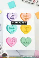 Waffle Flower Shape Of My Heart - Stamps and  Die