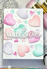 Waffle Flower Shape Of My Heart - Stamps and  Die