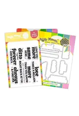 Waffle Flower Love You More Sentiments - Combo