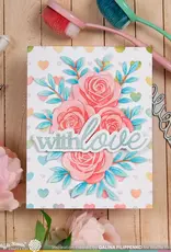 Waffle Flower Rose Bouquet - Die