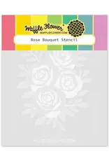 Waffle Flower Rose Bouquet - Stencils