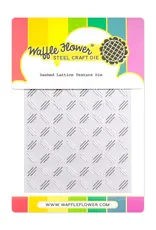 Waffle Flower Dashed Lattice - Texture Die