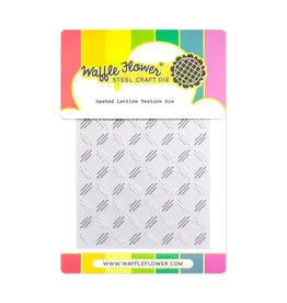 Waffle Flower Dashed Lattice - Texture Die
