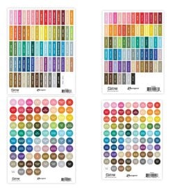 Tim Holtz - Ranger Distress Label Assortement (White Lettering)