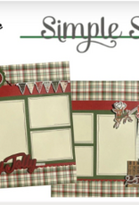 Simple Stories Air Exclusive - Simple Vintage Holly Jolly - Layout Kit