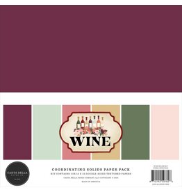 Carta Bella Wine - 12x12 Solid Collection