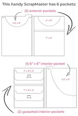 The Organized Option TOO - Fancy Folio - 8.5x11 - 3 Pack