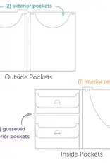 The Organized Option TOO - Fancy Folio - 8.5x11 - 3 Pack