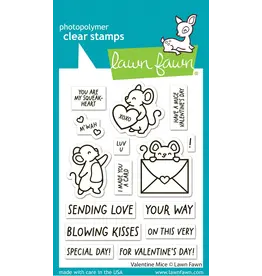 Lawn Fawn Valentine Mice - Stamps