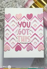 Waffle Flower Happy Cheverons - Texture Die