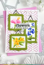 Waffle Flower Happy Leaves - Panel Die