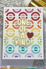 Waffle Flower Happy Circles - Panel Die