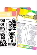 Waffle Flower Old Friend - Sentiments Stamps and Dies