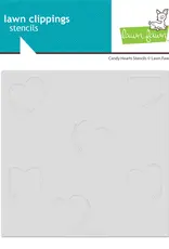 Lawn Fawn Candy Hearts - Stencils