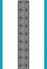 Lawn Fawn Quilted Heart  Border - Lawn Cut