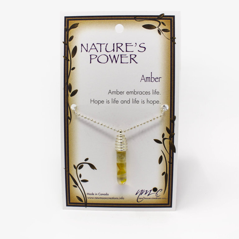 Amber Nature's Power Necklace