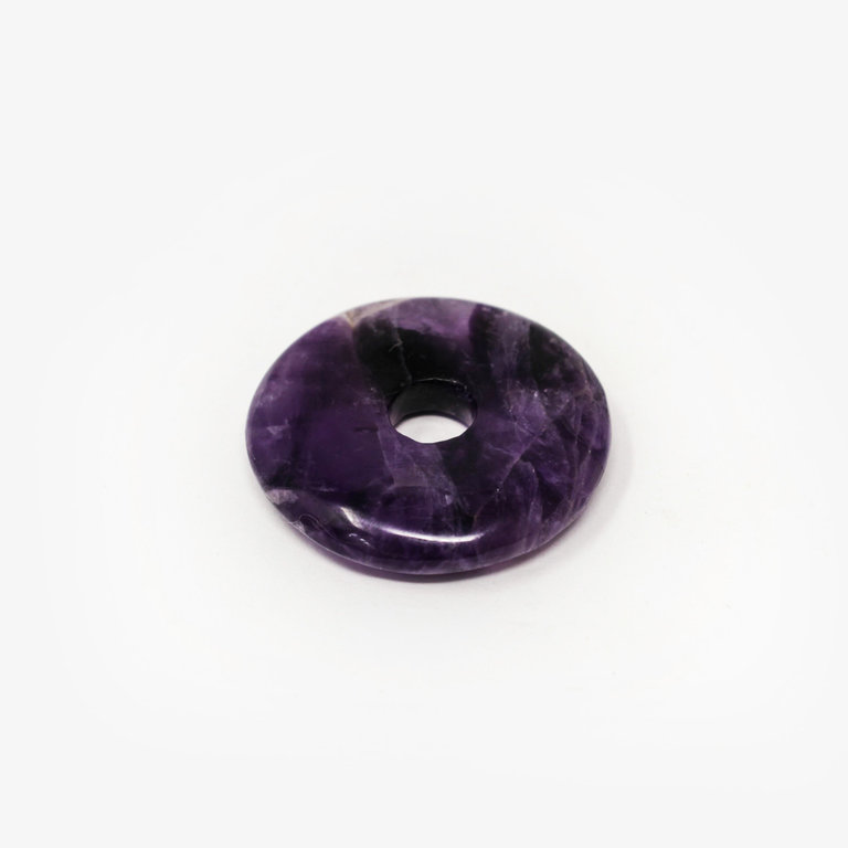 Amethyst Donut Pendant