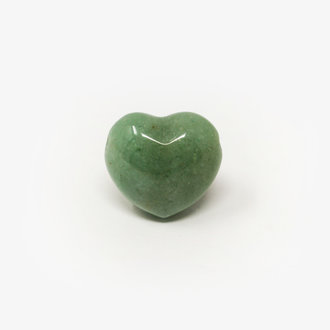 Aventurine Drilled Heart Pendant