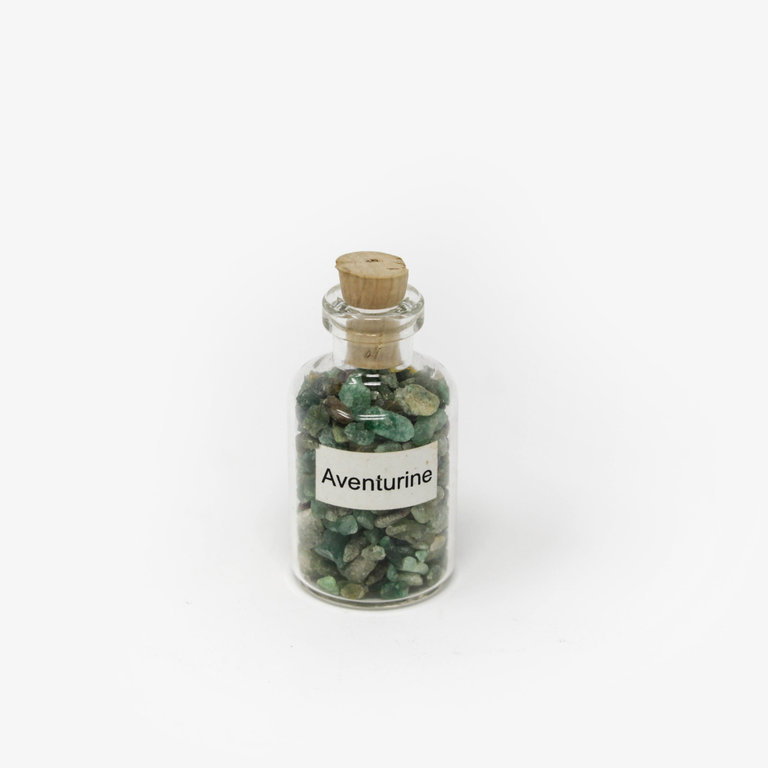 Aventurine Gemstone Chip Bottle