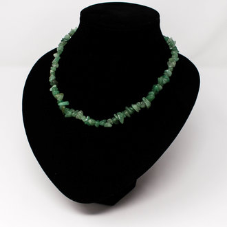 Aventurine Gem Chip Necklace