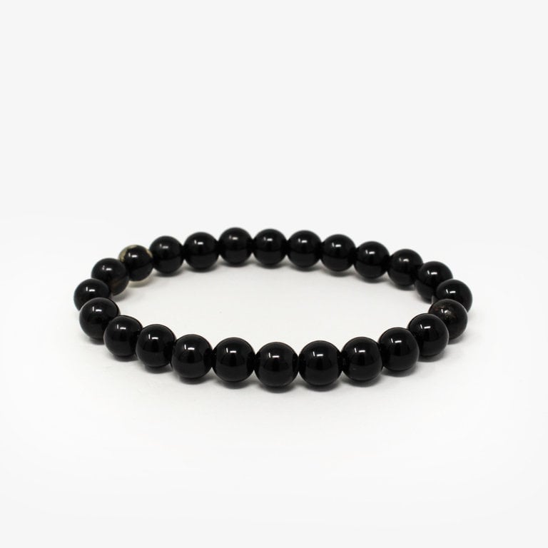 Black Tourmaline with Onyx Power Bracelet