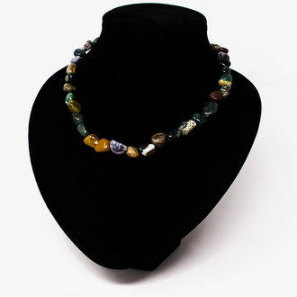 Fancy Jasper Tumbled Necklace