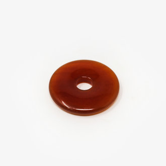 Carnelian Donut Pendant
