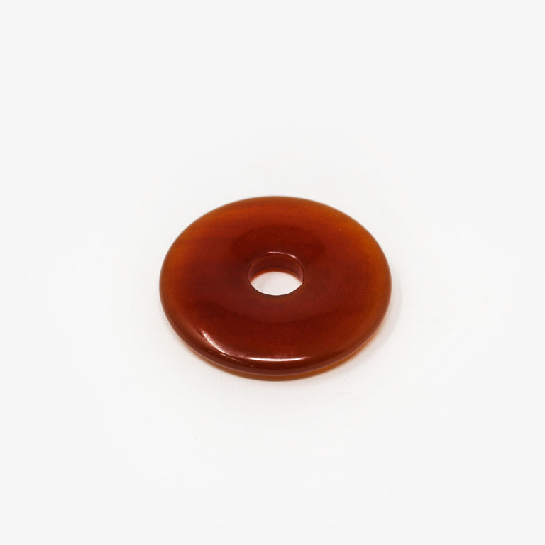 Carnelian Donut Pendant