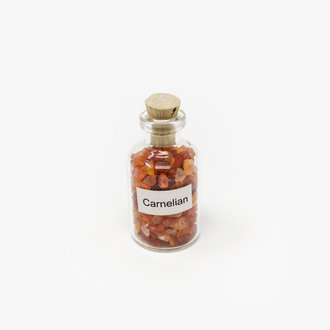 Carnelian Gemstone Chip Bottle