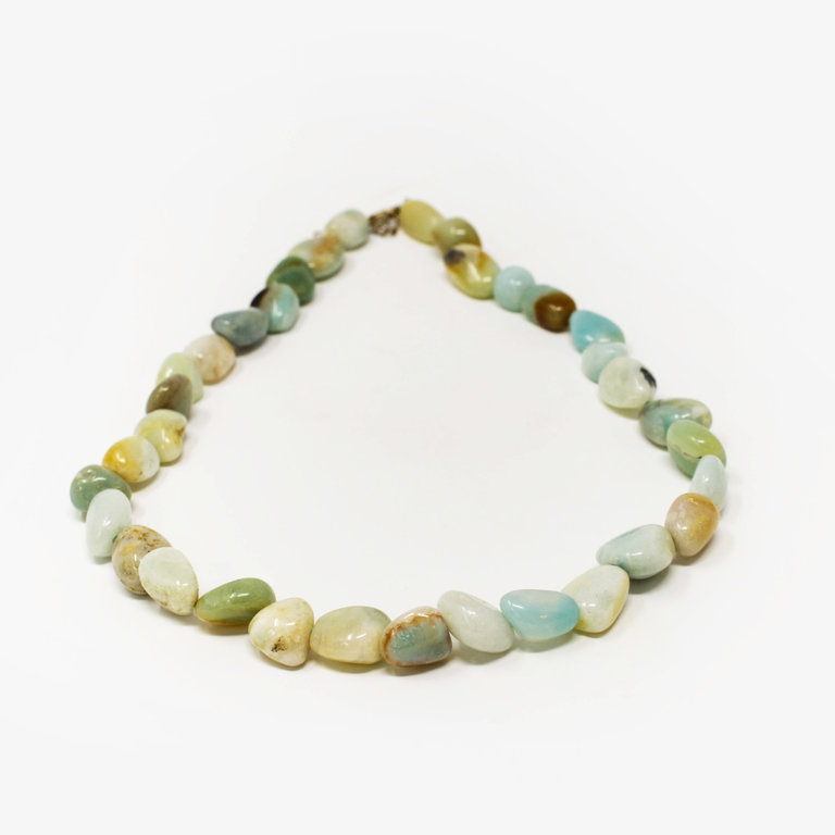 Ocean Jasper Tumbled Necklace