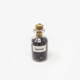 Garnet Gemstone Chip Bottle