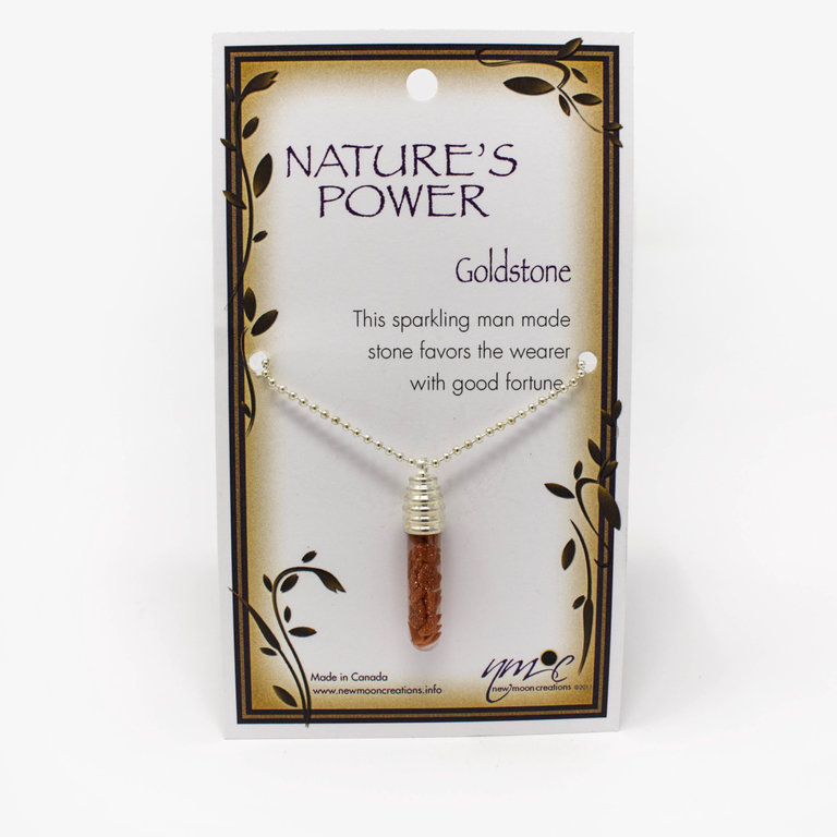 Goldstone Nature's Power Necklace