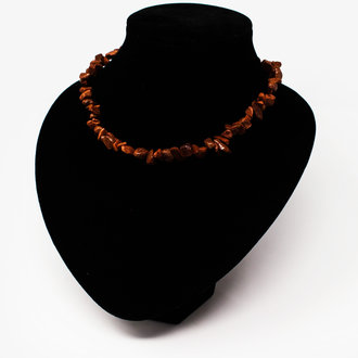 Goldstone Gem Chip Necklace