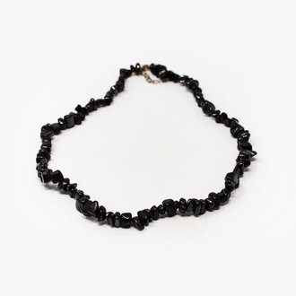 Hematite Gem Chip Necklace