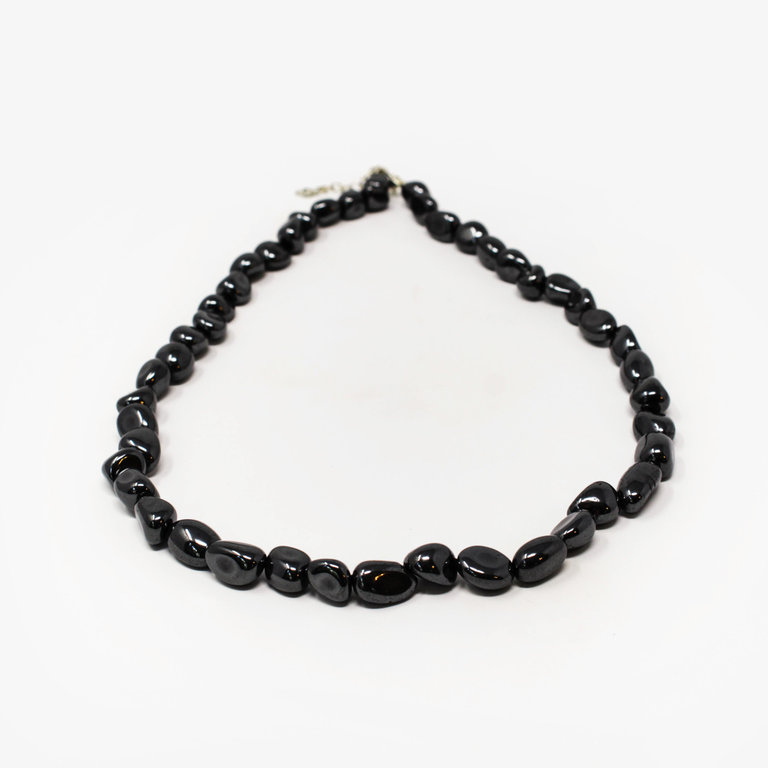 Hematite Tumbled Necklace