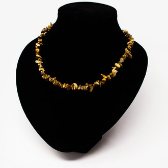 Picture Jasper Gem Chip Necklace