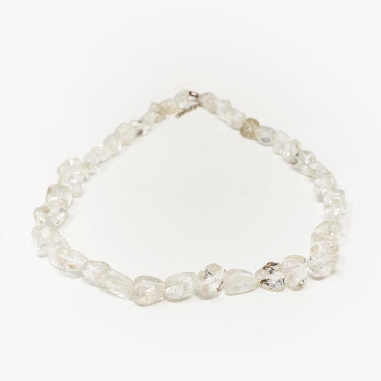 Clear Quartz Tumbled Necklace