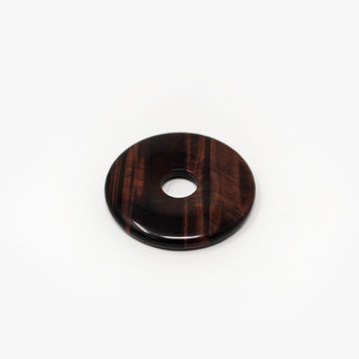 Red Tiger's Eye Donut Pendant
